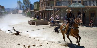 traîné par un cheval films