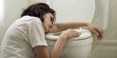 vomir dans les toilettes films