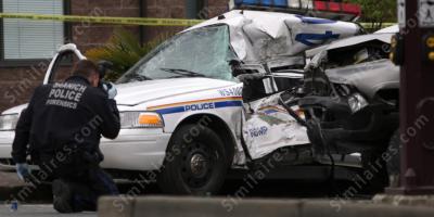 tué dans une voiture de police films