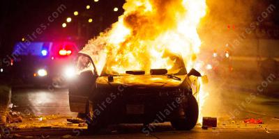 voiture incendiée films