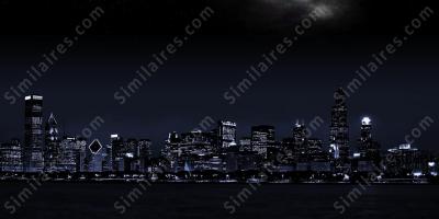 paysage urbain de nuit films