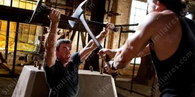 combat à la hache films