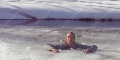 tomber à travers la glace films
